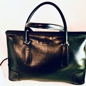 Bag satchel Coach in black leather